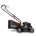 Scheppach MP132-40 Benzin-Rasenmäher – 3,4 PS | 40cm Schnittbreite | 3-fach Verstellung | 35L Korb-Neu – Bild 3