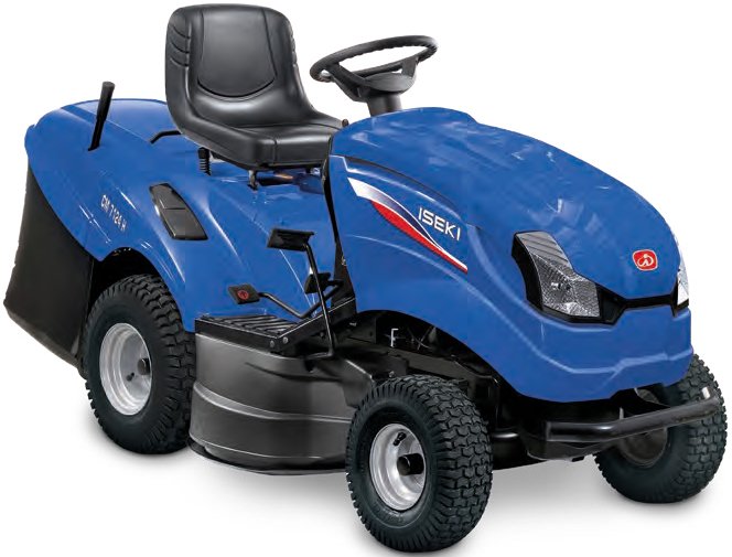 Iseki_CM_7124_H_20211208.jpg Iseki Rasentraktor CM 7124 H mit 2-Zylinder Motor inkl Mulchkit – Bild 1