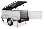 TPV Kofferanhänger 1300kg KT-EB3 Geschlossen Gebremst Alu-Zink – Bild 2