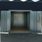 Lagercontainer 2×2 Meter Galvanisiert Doppeltür Kurze Seite-Neu – Bild 4