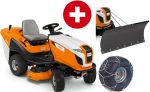 STIHL Rasentraktor RT 5097 Winterpaket mit Schneeschild und Schneeketten – Modell 2025-Neu