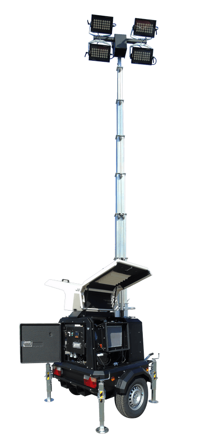 PRAMAC-Generac IQ20 dieselbetriebener Lichtmast