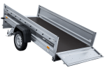 Anhänger 264×125 UNITRAILER FORCE 264 KIPP ungebremst mit H-1100 Spriegel und blauer Hochplane-Neu – Bild 15