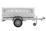 Anhänger Führerschein B Garden Trailer 200 KIPP 200×106 cm 750 kg mit Laubgitteraufsatz-Neu – Bild 3