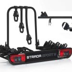 Atera Strada Sport M3 + 4. Fahrradadapter – 4-Fahrrad-Anhängerkupplungsträger (schwarz)-Neu
