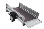 Autotransportanhänger 230×125 UNITRAILER FORCE 230 KIPP mit BIS-Seitenwänden, H-800-Rahmen und blauer Plane-Neu – Bild 13