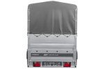 Autotransportanhänger 264×125 UNITRAILER FORCE 264 KIPP mit BIS-Seitenwänden, H-800-Rahmen und grauer Plane-Neu – Bild 3