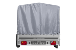 Autotransportanhänger auf Federn 264×150 UNITRAILER GARDEN 265/R KIPP mit H-1100 Rahmen und grauer Plane-Neu – Bild 5