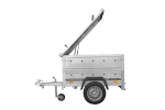 Einachsanhänger 150×106 UNITRAILER GARDEN 150 KIPP mit BIS-Seitenwänden und Aluminiumabdeckung-Neu – Bild 10