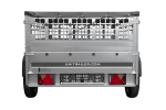 Einachsanhänger 200×125 UNITRAILER GARDEN 201 KIPP mit Gitterseitenwänden und grauer Abdeckung-Neu – Bild 6