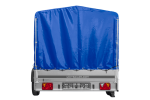 Einachsanhänger 264×150 UNITRAILER GARDEN 265 KIPP mit H-1100 Rahmen und blauer Plane-Neu – Bild 10