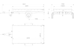 Einachsanhänger 264×150 UNITRAILER GARDEN 265 KIPP mit zusätzlichen Bordwänden, H-800-Rahmen und grauer Plane-Neu – Bild 2