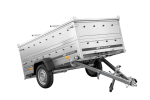 Einachsiger Anhänger 230×125 UNITRAILER GARDEN 230 KIPP mit Bordwandaufsatz und Aludeckel-Neu – Bild 11