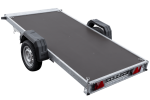 Einachsiger Anhänger mit Blattfedern 264×125 UNITRAILER FORCE 264/R KIPP mit H-1100 Spriegel und blauer Plane-Neu – Bild 12