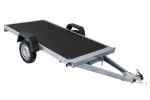Einachsiger Anhänger mit Blattfedern 264×125 UNITRAILER FORCE 264/R KIPP mit H-800 Spriegel und blauer Plane-Neu – Bild 13