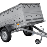 Kippbarer Pkw Anhänger GARDEN TRAILER 200 KIPP mit zusätzlichen Bordwänden, Stützrad und Flachplane-Neu