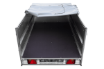 Leichtanhänger auf Blattfedern 200×125 UNITRAILER GARDEN 201/R KIPP mit BIS-Seiten, H-0-Rahmen und grauer Plane-Neu – Bild 13