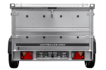 Leichtanhänger auf Federn 200×125 UNITRAILER GARDEN 201/R KIPP mit BIS-Seiten und Aluminiumabdeckung-Neu – Bild 7