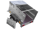 Neu Anhänger GARDEN TRAILER 150 KIPP mit zusätzlichen Bordwänden, Stützrad und Flachplane-Neu – Bild 7