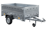 Pkw Anhänger Kipper 230×125 Garden Trailer 230 KIPP Unitrailer 750 kg mit Stützrad und zusätzlichen Bordwänden-Neu – Bild 10