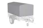 Kippanhänger Garden Trailer 200 KIPP 200×106 cm 750 kg mit Laubgitteraufsatz, Hochplane, Hochspriegel und Stützrad-Neu – Bild 19