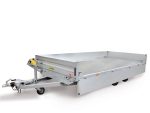 Humbaur Universal 3000 Seilwinde, Alu Bordwände 350 mm, Auffahrbohlen – Bild 5