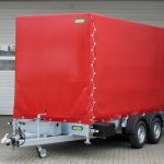 Unsinn UAG 4217-35-14-E-HP Absenkanhänger mit Elektrohydraulik und Planenaufbau